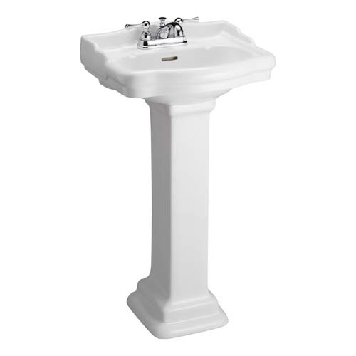 Barclay 3-874WH Stanford Pedestal Sink