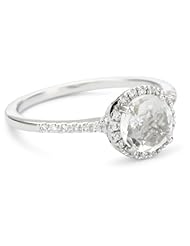 Suzanne Kalan "The Classics" 6mm Round White Topaz Ring, Size 7