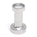 Espresso Coffee Hand Tamp - Stainless Steel 49mm Tamper Clear Crown