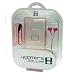 Video Games : DS LITE CARRY CASE (CRYSTAL PINK) BUNDLED WITH EARPHONES & 2 EXTRA STYLUS
