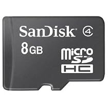 SanDisk 8GB microSDHC Card CLASS 2 (SDSDQ-8192, Bulk Package)