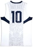Kobe Bryant Autographed Nike White 2008 Team USA Jersey Unframed