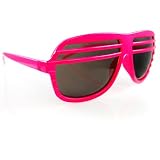 NEW HALF KANYE STRONGER SHUTTER SHADES HIP HOP SUNGLASSES PINK w LENSES by Hip Hop Wholesale
