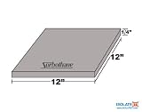Isolate It!: Sorbothane Vibration Damping Sheet Stock 50 Duro (1/4 x 12 x 12in)