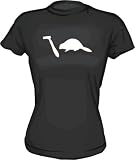 Shaved Beaver (Beaver & Razor) Logo Women's Babydoll tee Shirt in 6 Colors Small thru XL