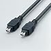 エレコム フェライトコア内蔵IEEE1394ケーブル（4pin-4pin・2m） IE-FS442