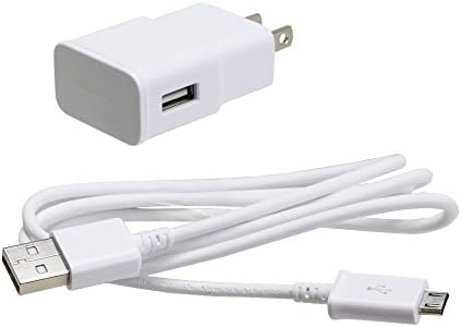Annzon Samsung S3/s4/note2 Micro USB Sync Data Cable with 2.0 Amp Travel Wall/home Charger Adapter - Micro USB Sync Data Cable with 2.0 Amp Travel Wall/home Charger Adapter for Samsung Galaxy Tab 3 7.0, Galaxy Tab 3 8.0, Galaxy Tab 3 10.1-usb Sync Data Cable Charging Cable with 2.0 Amp Travel Wall/home Charger Adapter for Samsung Galaxy S Ii/2 Skyrocket Hd, Galaxy S Aviator, Galaxy S Blaze 4g, Rugby Smart, Galaxy Nexus, Captivate Glide, Focus S, Samsung Galaxy S3, Samsung Galaxy S4(white 2.0a)