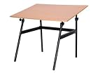 The Best Martin Berkeley Maxum Black Base with Martin Cherry Wood Top Art/Drafting Table, 36″x48″, Best Deals