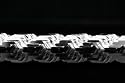 925 Sterling Silver Diamond Cut Rope Chain 4mm 22" 37.00 GRAM Solid (Made In Italy)