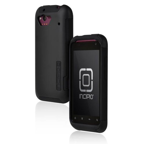 Incipio HT-215 HTC Rhyme SILICRYLIC Hard Shell Case with Silicone Core - 1 Pack - Retail Packaging - Black/Black