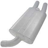 Flowmaster 425501L 50 Series 16-Gauge Left Side Aluminized Steel Muffler for Chevy Corvette