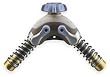 Westward 2LPN7 Dual Hose Faucet Connector, 3/4 In