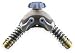 Westward 2LPN7 Dual Hose Faucet Connector, 3/4 In