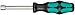Wera Kraftform Plus 395 HO 8mm Professional Nutdriver, 3 5/32" Shaft Length