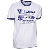 1985 Villanova Wildcats NCAA Basketball National Champions S S Ringer T-Shirt at ChampionsAgain