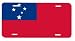 Samoa Samoan Flag Auto License Plate