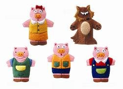 Childrens Toyshop  Toys : Three Little Pigs Story Glove