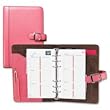 Day-Timer 48437 - Pink Ribbon Organizer Starter Set w/Leather Binder, 3-3/4 x 6-3/4, Pink/Brown