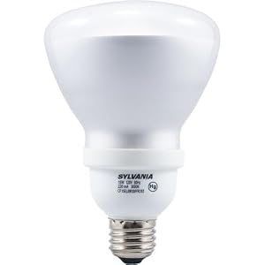 18 - Sylvania Br30 r30 Fluorescent 65 Watt Compact CFL Flood Bulbs by Sylvania