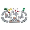 GeoTrax Rail & Road System Elevation Tracks - City Track Pack