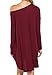 Sarin Mathews Womens Loose T Shirts Home Long Sleeve Casual Hem Top Blouse