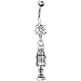 Holiday Nutcracker Soldier Belly Ring