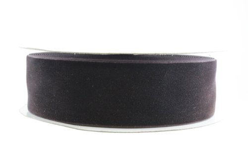 May Arts 1-1/2-Inch Wide Ribbon, Brown Velvet