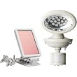 MAXSA Innovations 40217 Solar-Powered Motion-Activated 14 LED Security Spotlight