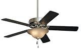Emerson Fans CF712BS Pro Series Fan - Brushed Steel Builder Ceiling Fan 50" Blade Span