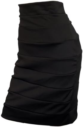 eVogues Plus size Bandage Pull On Pencil Skirt