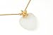 14k Yellow Gold Designer Starfish with Diamond Frosted Quartz Pendant