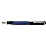 Pelikan SOUVERAN M405 BLACK/BLUE Fountain Pen-Fine