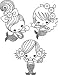 Stamping Bella Unmounted Rubber Stamp 3 Little Mermaids Under The Sea
