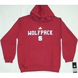 North Carolina State Wolfpack Adidas Youth Basic Hooded Sweatshirt - Youth-M