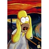 THE SIMPSONS - HOMER - THE SCREAM - POSTER(Size 24x36)