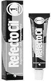 RefectoCil Cream Hair Dye (PURE BLACK) .5oz