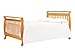 DaVinci Twin/Full Size Bed Conversion Kit (M4799) in Honey Oak