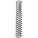 Music Wire Compression Spring, 0.18" OD x 0.032" Wire Size x 1" Free Length (Pack of 10)