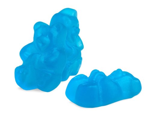 Albanese Beary Blue Raspberry Gummi Bears, 5-Pound Bag (Pack of 2) by Albanese