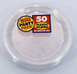 clear plastic plates