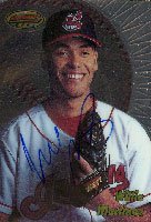 Willie Martinez, Cleveland Indians, 1998 Bowman's Best Autographed Card
