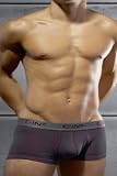 C-in2 Vice Versa Low No Show Army Boxer-Brief w/ Sling Support for Men - Merlot Red