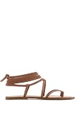 Mango Women's Leather Gladiator Sandals