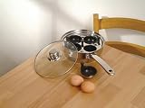 Bucking 15132 Egg Poacher 4Hole S/S Blk Hndl