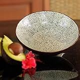 NOVICA Eggshell mosaic centerpiece, 'Dormant Volcano'