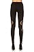 Lotsyle Women's Faux Leather Pants Mesh Joint Sexy Leggings Pants Strech Tights
