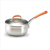 Rachael Ray Stainless Steel 3-qt. Shallow Saucepan