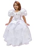 Disney Enchanted Giselle White Fancy Dress Costume & Tiara 9-10 Years