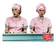 I Love Lucy Chocolate Factory Die-Cut Photographic Magnet