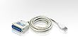 ATEN USB/Parallel IEEE 1284 Printer Adapter UC1284B (Off White)